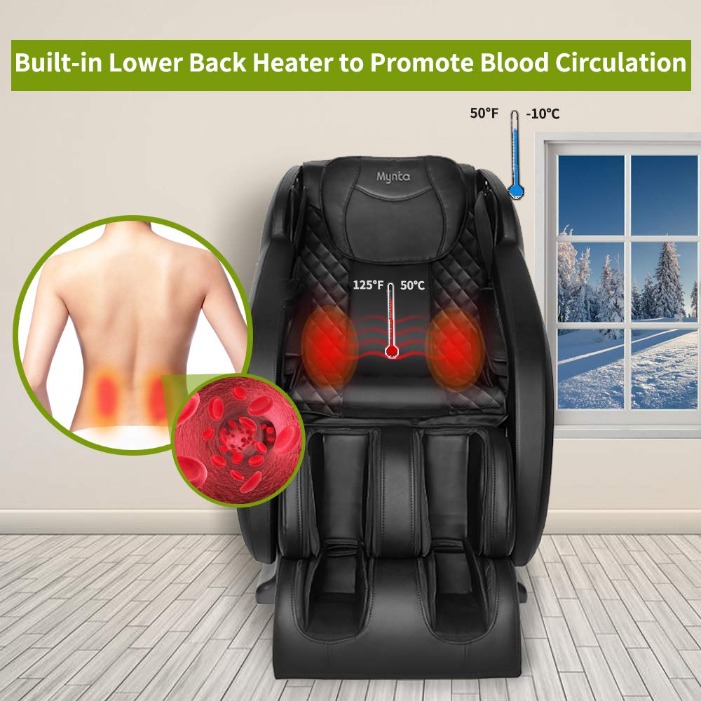 Mynta Massage Chair 3D SLTrack Full Body Recliner with Thai Stretch