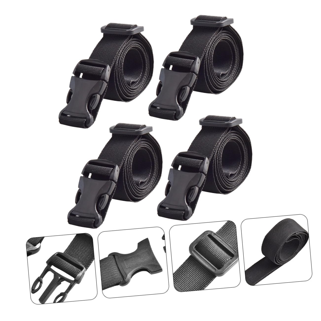 PACKOVE 12pezzi Cinghie Da Valigia Regolabili Cinturone Per Bagagli Resistente Cinghie Di Fissaggio Per Viaggi All Aperto Sicurezza e Stabilità Garantite