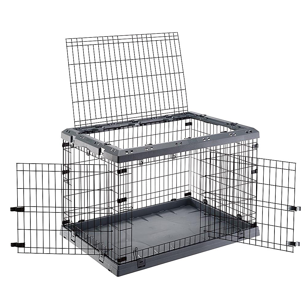 Cage Pliable pour grands chiens SUPERIOR 105 Clôture métallique, avec Séparateur, Double verrouillage