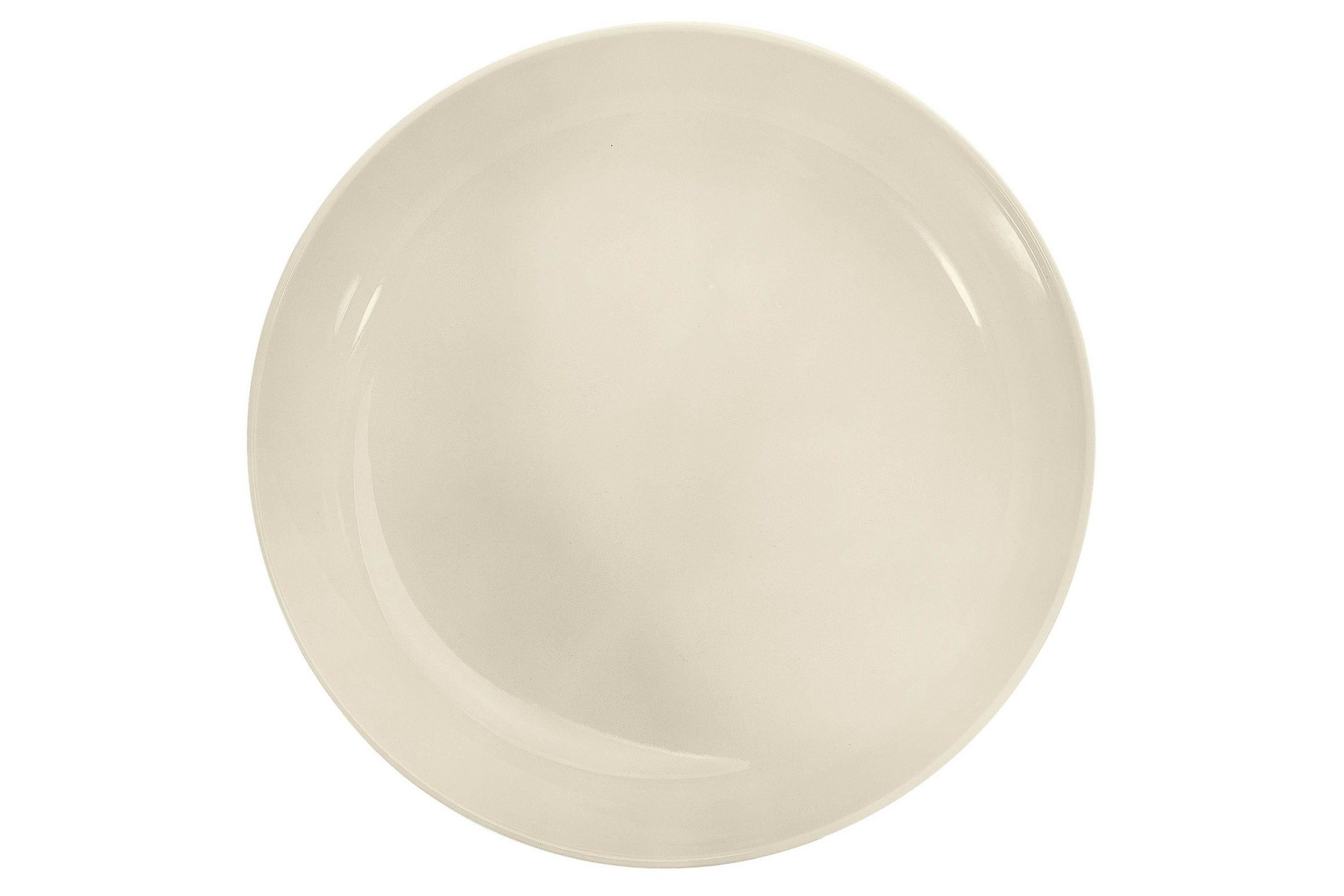 konsimo. VICTO Set 6 Platos Hondos - Platos Vajilla - Set Plato Hondo para 6 Personas - Apto para Microondas y Lavavajillas - Platos Hondos Sopa Modernas - 18,5 cm - Beige