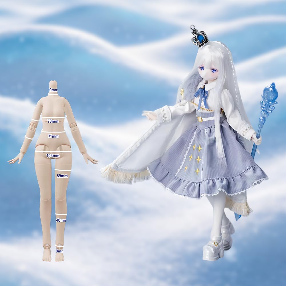 niannyyhouse BJD Blind Box Time Gap und Spieluhr-Serie (4 Stück) | 1/6 Ball Jointed Articulated Mini Doll, Complete Clothes Set, Collectible Dress-Up, Action Figure