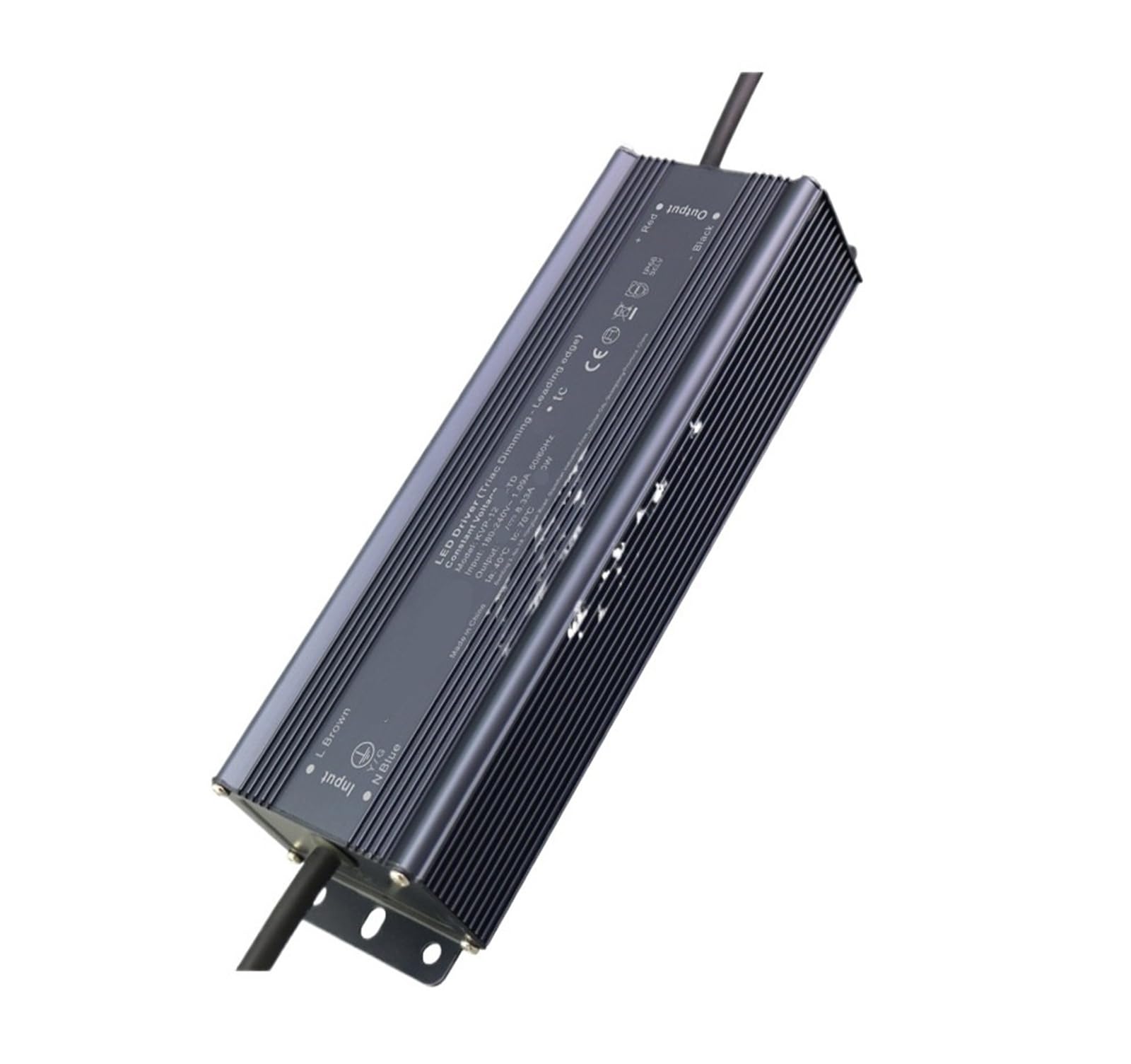 PWANUIGTE Low Voltage US Standard thyristor dimming Transformer Light Strip Driver Power Supply LED(24V 5A 120W)