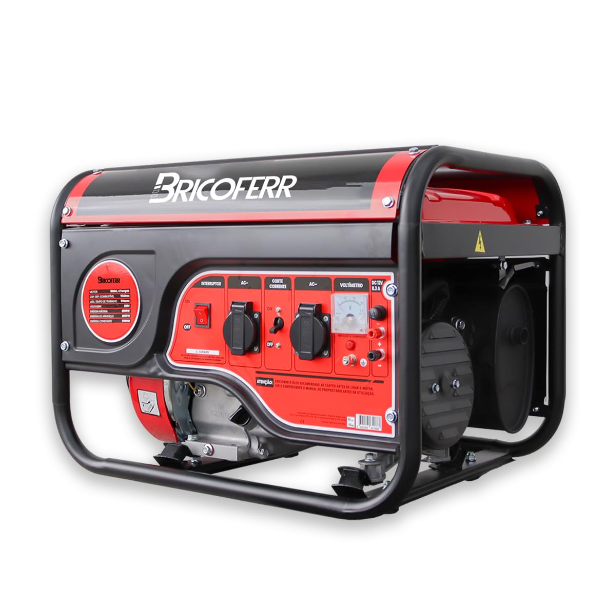 Bricoferr Generador a gasolina 2600 6.5HP