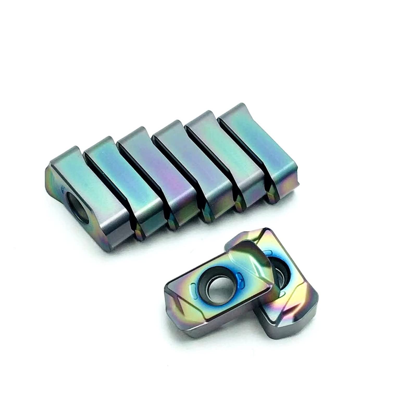 AHYYLKLPER LNMU0303ZER Hard Alloy Double-Sided Fast Feed Cutting Insert LNMU 0303 Lathe Parts Tool Turning Tool