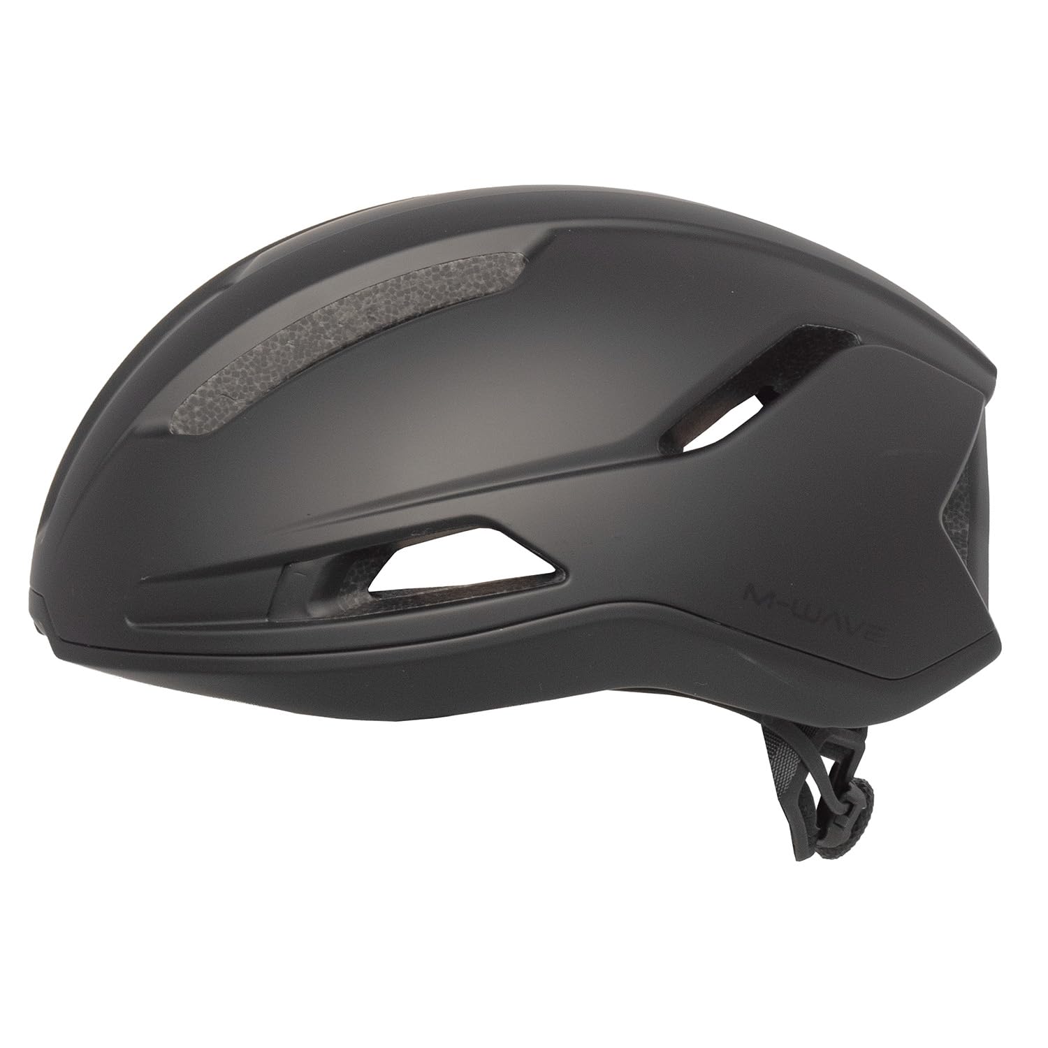 M-Wave - Casco da bici da corsa, design Aero, nero opaco, L (59-63 cm), Flux