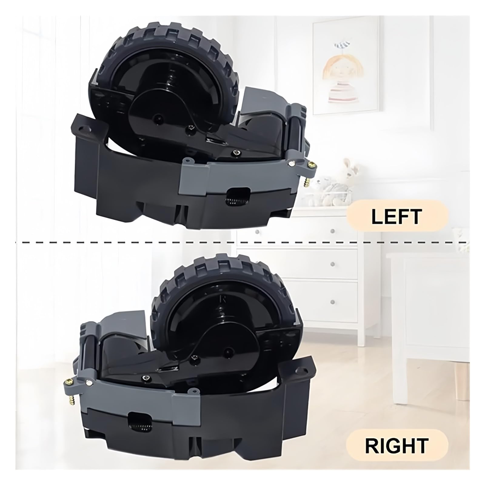 Ricambi for aspirapolvere Modulo Ruota motrice Compatibile for Roomba I7 I7+I8 I3 I6+/Plus E5 E6 E7 J7 J7+J6