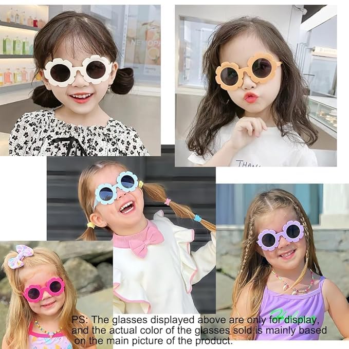 PLAS ART STUDIO Sunflower sunglasses Custom Name Kids Sunglasses Eyewear with Your Child's Name. (Zenith Blue) 2