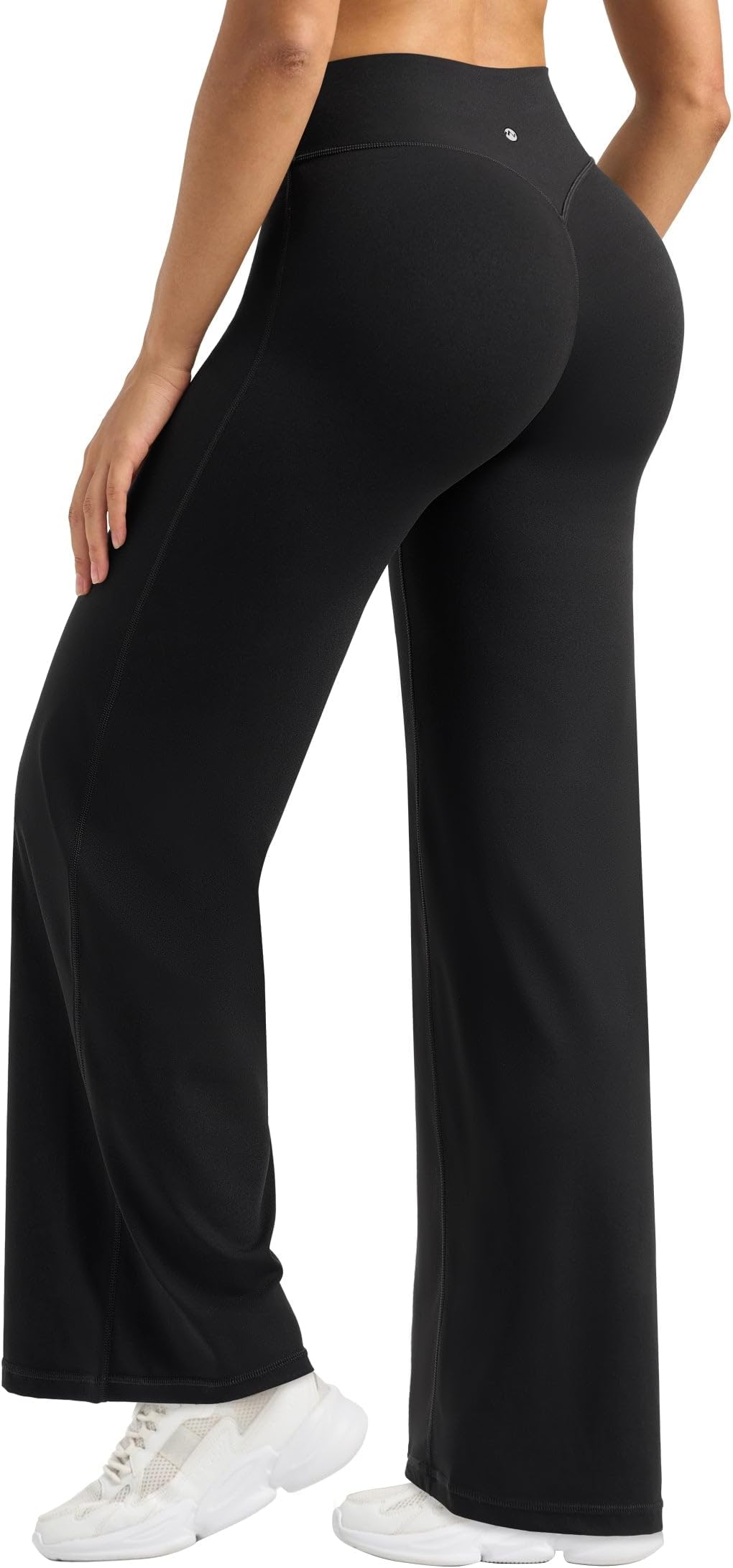 Workout Gym Leggings for Women Straight Leg Bottoms Wide Leg Yoga Pants for Women High Waist Buttery Soft