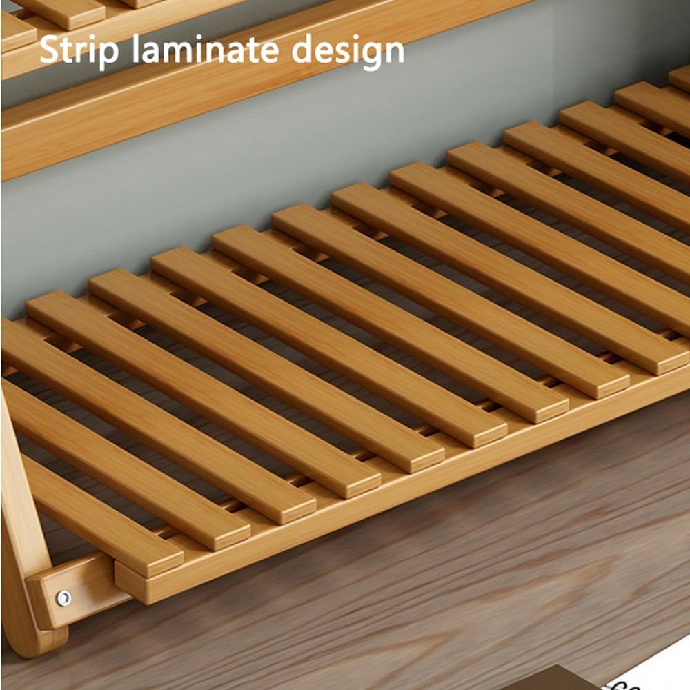 Bamboo 2 Tiers Ladder Plant Stand, Indoor Outdoor Plant Shelf For Multiple Plants, Tabletop Bamboo Succulent Plant Stand Storage Rack, Flower Pot Display Shelf For Home Garden Patio Balcony