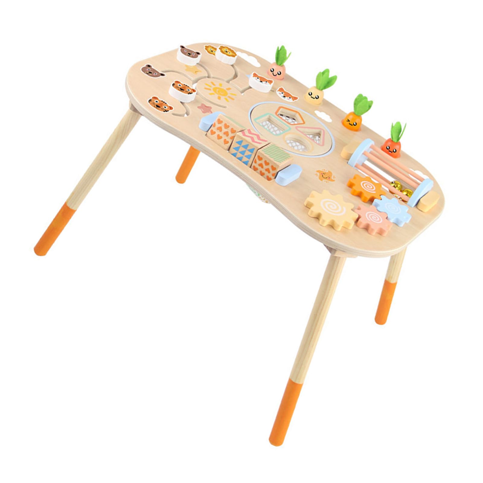Holzsortierspiel, Aktivitätsbrett, Puzzle Spieltisch, Spielzeug für Lernen Vorschulalter, Feinmotorik, pädagogisches Aktivitätsspielzeug, Früherziehung, Holztisch