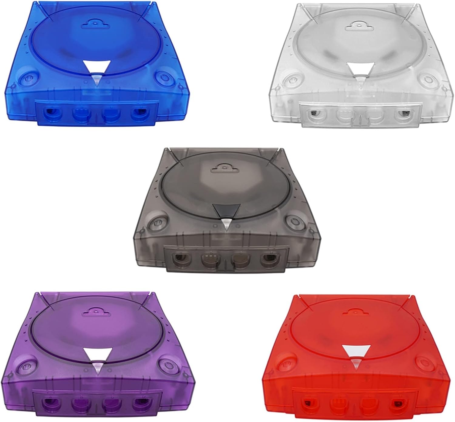 TX GIRL Games Console Protector Boxes Gaming Accessories Translucent Case for SEGA Dreamcast DC Protector Shell Replacement (Color : Dark Blue) : Video Games