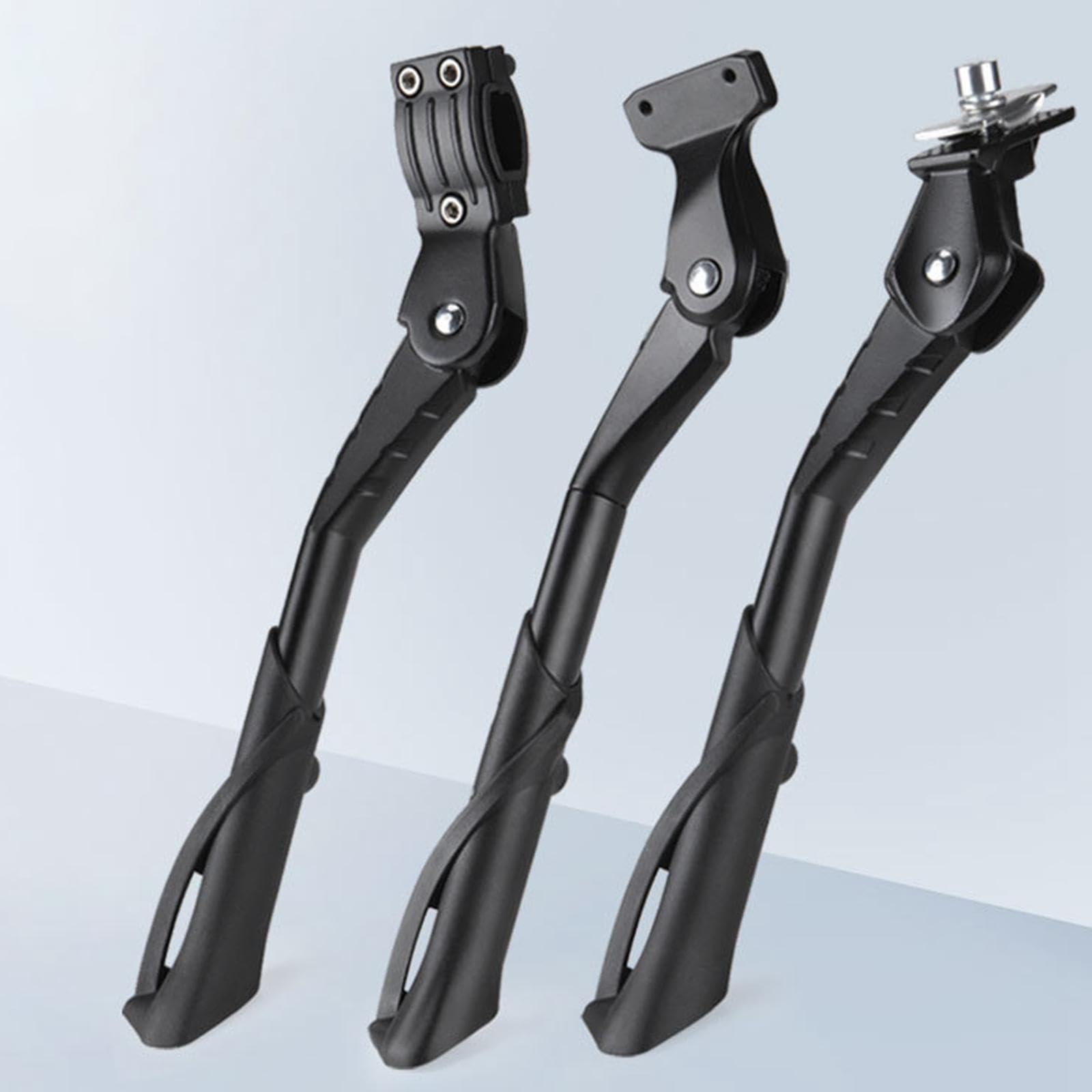 F Fityle Fahrradständer, Seitenständer, verstellbar, rutschfest, für 24/26/27,5/29 Zoll, Parkständer, Erwachsene, BMX-Fahrradständer, D Sport & Freizeit