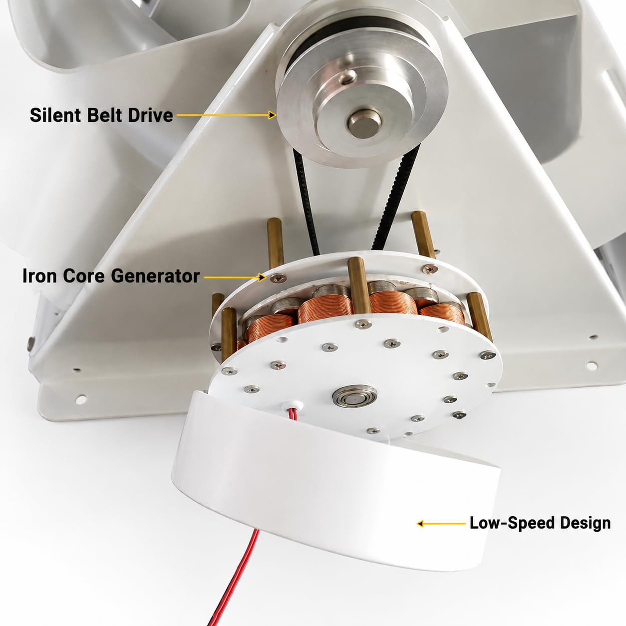 Générateur de Turbine à Eau Portable, kit Micro-hydroélectrique en Acier alimenté par Flux pour Les Flux Hors réseau et Les rivières, Fonctionnement Silencieux