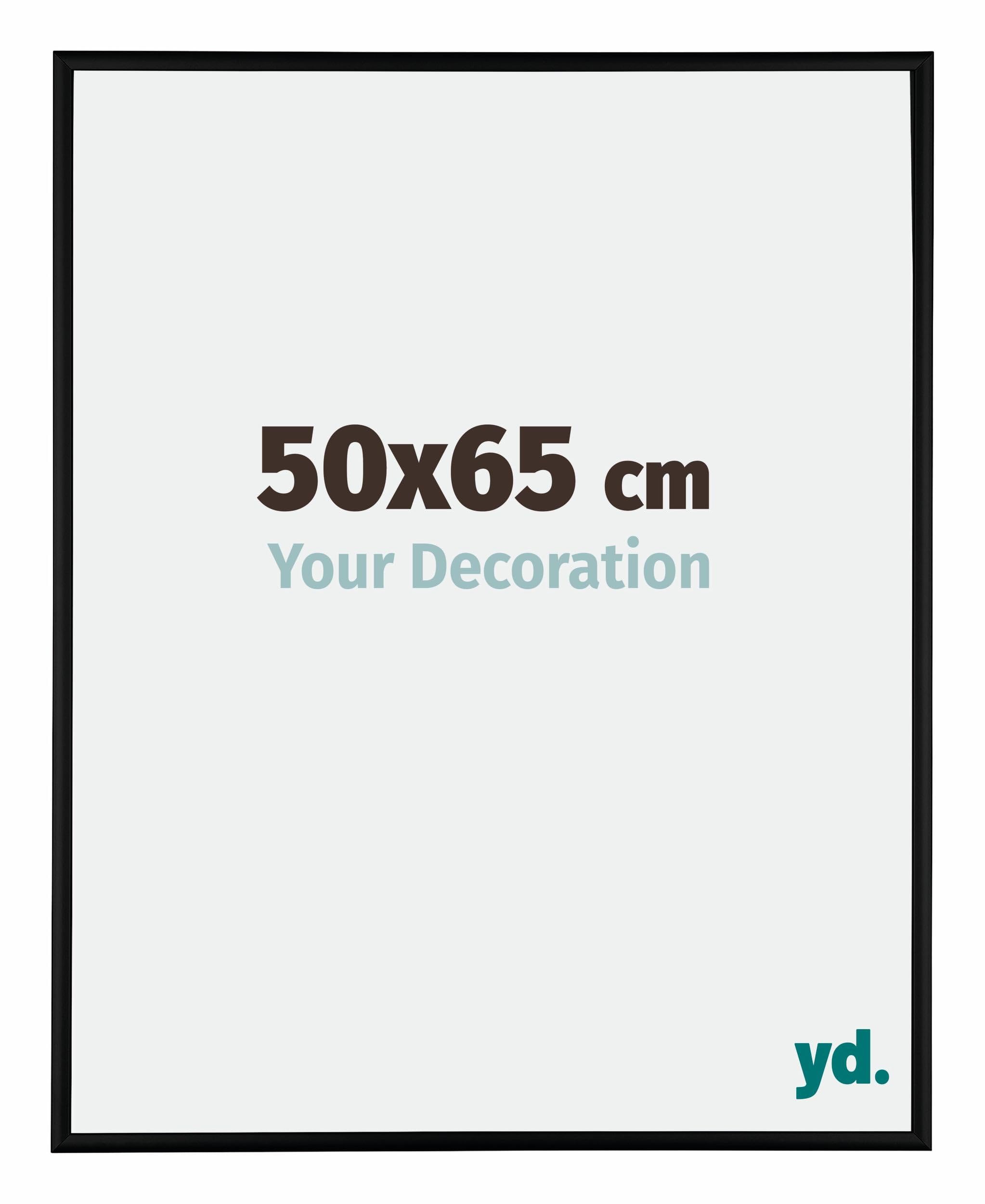 Your Decoration - Picture Frame 50x65 cm - Black Matte - Decorative Wall Frame in Aluminium with Antireflection - Frame 50x65 - Kent โ image 1