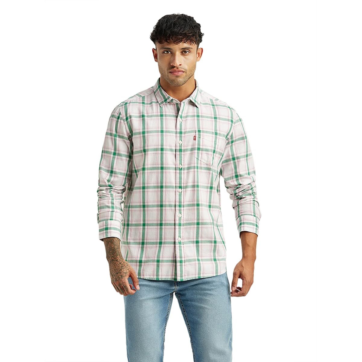 levi's Men's Checked Slim Fit Shirt-picture-21