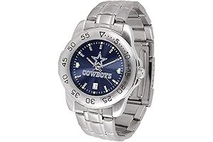 Dallas Cowboys NFL Mens Fan Sport Steel Wrist Watch One Size