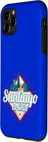 Miniatura 5 de iPhone 12 mini Santiago de Chile city vacation retro skyline vintage Case