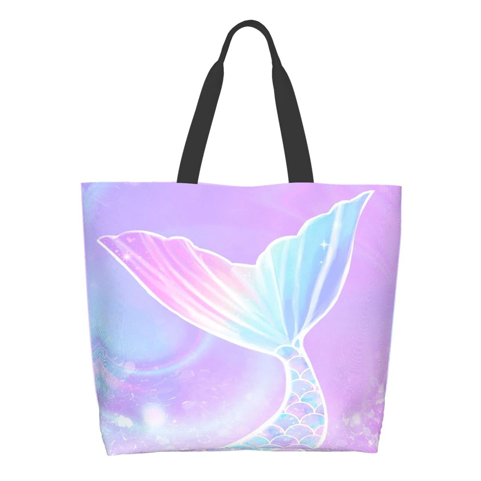 Famame Canvas Tote Bag Large Women Casual Shoulder Bag Handbag Reusable Multipurpose Shopping Grocery Bag For Outdoors…