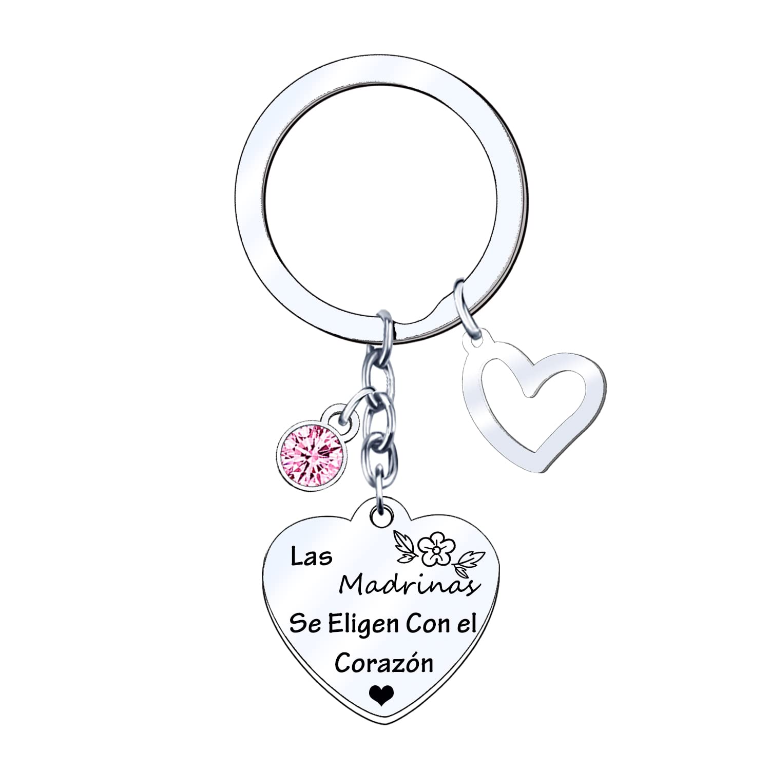 MNBVBV Regalo Llavero Madrina Llavero mejor Madrina Regalo Llavero Madrina personalizado Regalos de Cumpleaños Madrina regalo madrina bautizo Regalo del día de la madre, Navidad