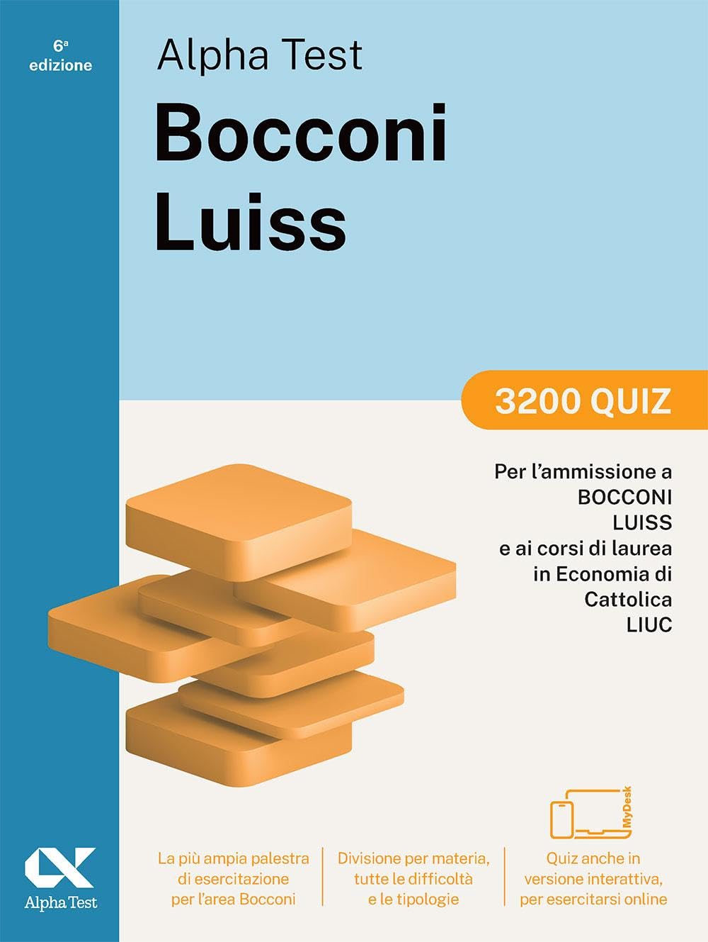 Alpha Test Bocconi Luiss 2026-2027. Kit di preparazione Plus. Per test di Economia. Con piattaforma digitale adattiva e simulatore online