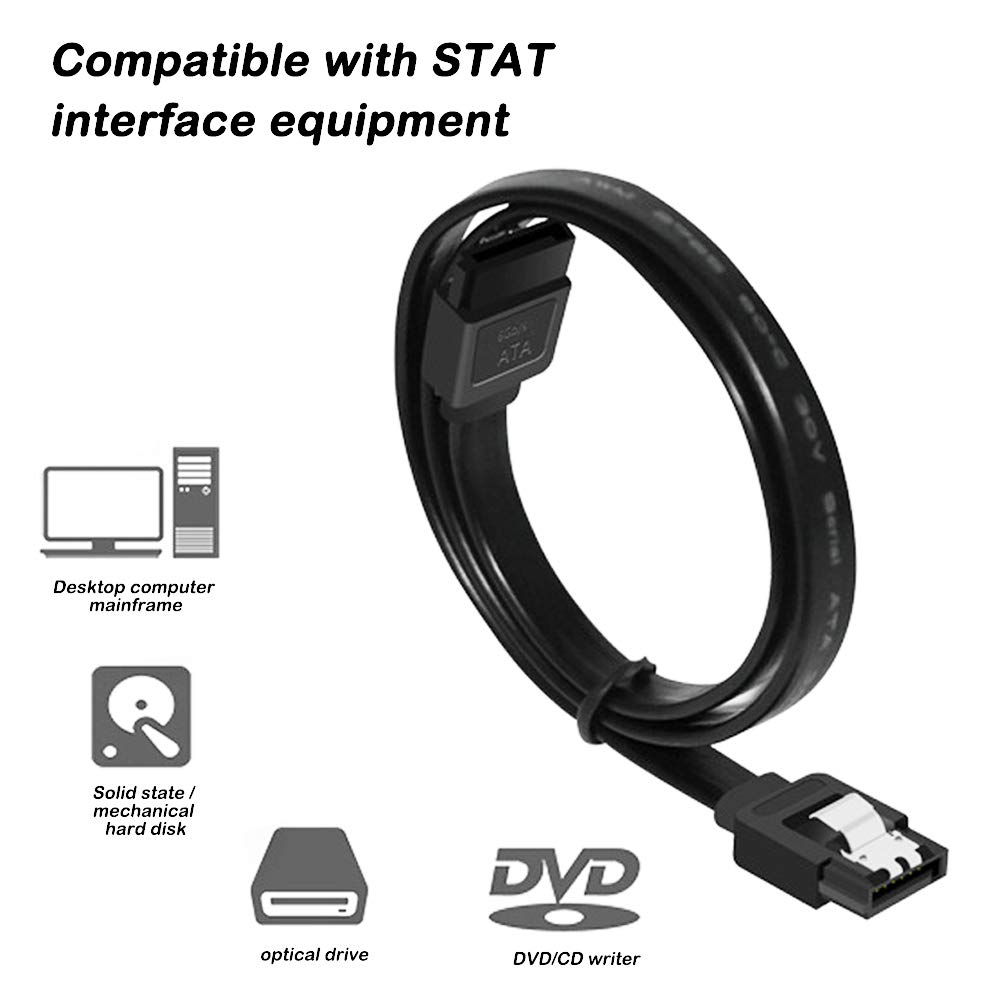 Amazon | 12個のセット、ロックラッチ付き6.0 Gbpsストレートおよび90