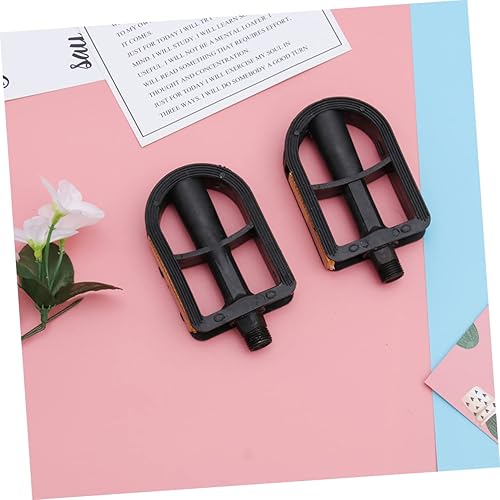 Miniatura 8 de 2pcs Clips Road Bike Pedals Kids Pedal Bike Pedal Aluminum Training Bike Pedals Bike Treadle Toe Clip