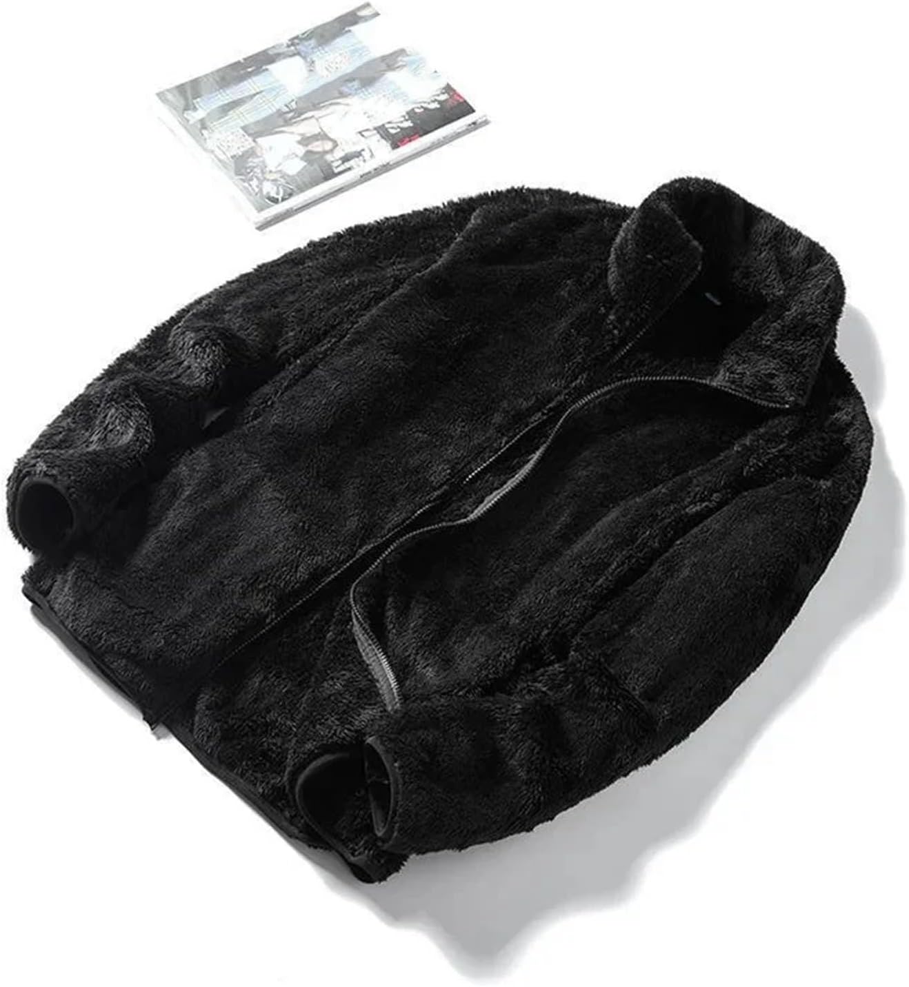 Women's Outdoor Sports Jacket Fleece Warm Top Open Cardigan Men's Spring Large Size Hooded Sweatshirt