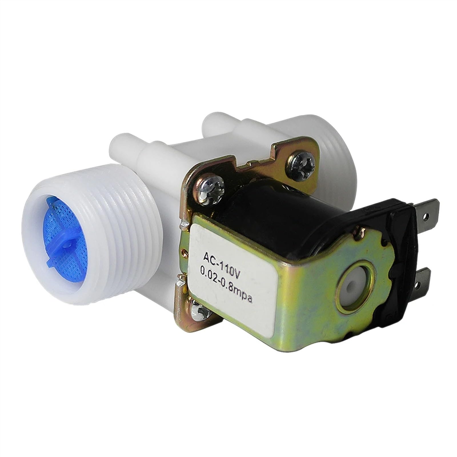 Elektrisches Magnetventil – 0,02 bis 0,8 MPa, N/C magnetischer Wasser- und Lufteinlass-Strömungsschalter, AC 110 V/220 V, DC 12 V/24 V, 3/4-Zoll-Anschluss(12V)