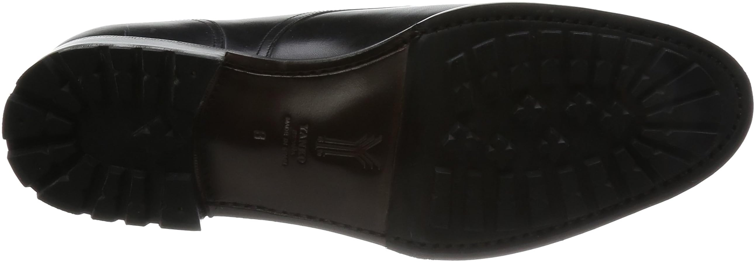 YANKO ヤンコ【7 1/2】ビジネスシューズ 高級 外羽根 ブラック YANKO - 美品 ヤンコ YANKO ビジネスシューズ レザーシューズ