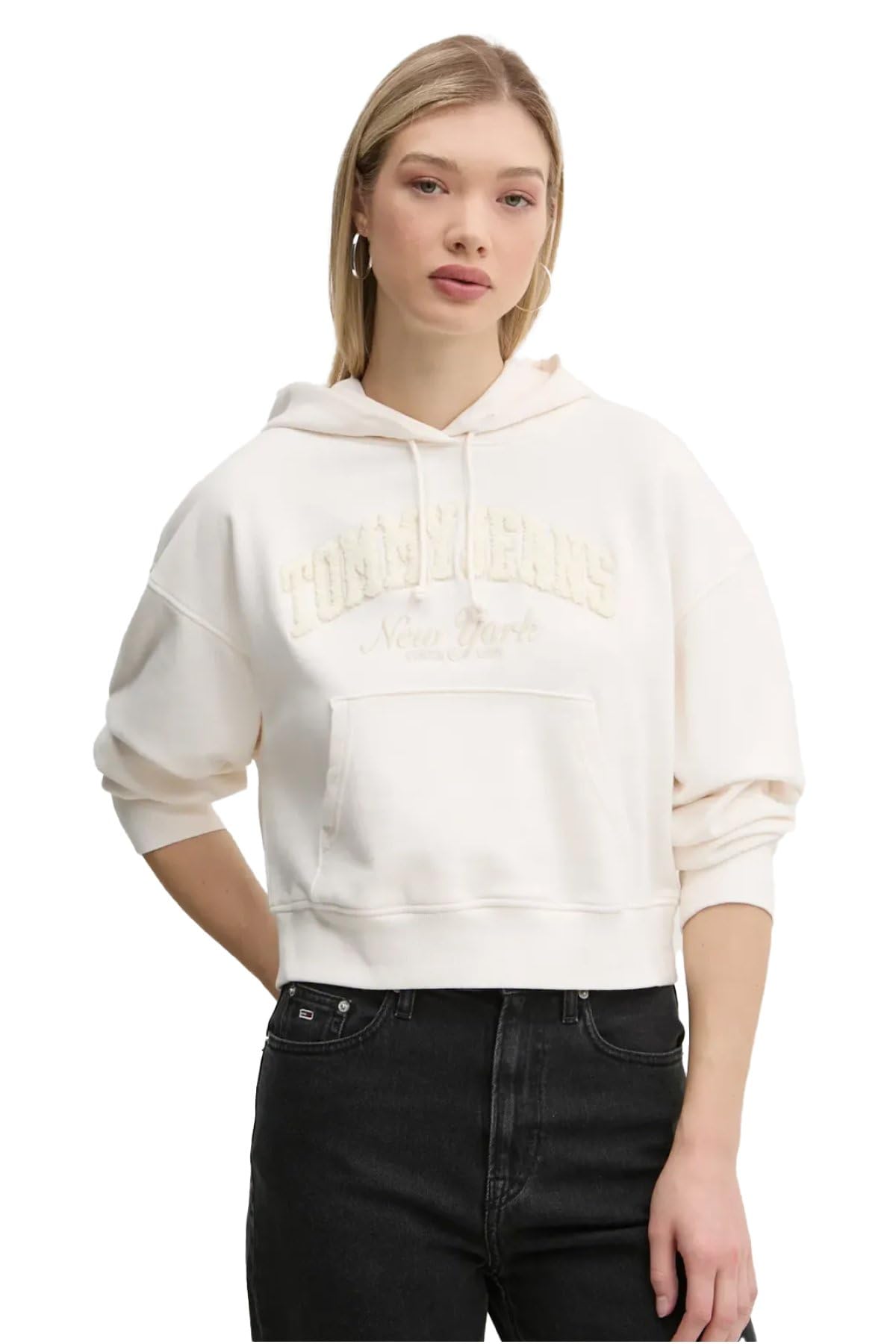 Tommy Hilfiger TJW BOXY CRP GMD VARSITY HOODIE Sweatshirt Kadın