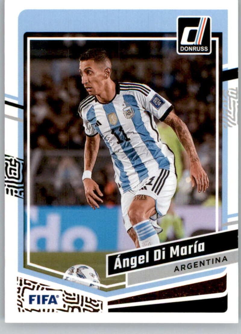 2023-24 Donruss #2 Angel Di Maria Argentina Official FIFA Soccer Card in Raw (NM or Better) Condition