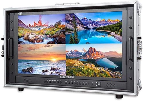 Miniatura 7 de FEELWORLD P173-9HSD-CO 17.3 "1920x1080 Monitor de escritorio para monitoreo LCD de transmisión con 3G-SDI 4K HDMI AV YPbPr Full HD 8 Bit para evento