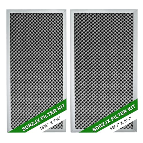 SDRZJX 2-Pack HRV SRV Air Exchanger Filters Kit Compatible with Broan HRV150S HRV190S HRV150 HRV150FL HRV190FLS15-3/8 x 7-1/4 x 3/4 Inches and 15-3/8 x 8-1/8 x 3/4 Inches Replace#: SV60800