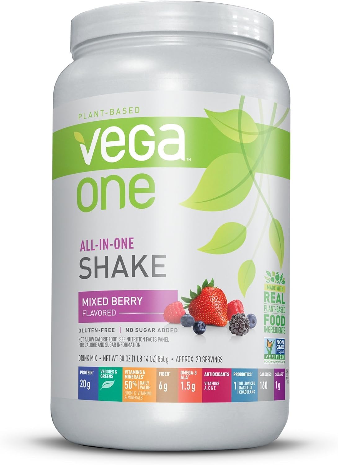 Amazon.com: Vega One All-in-One Nutritional Shake Berry (20