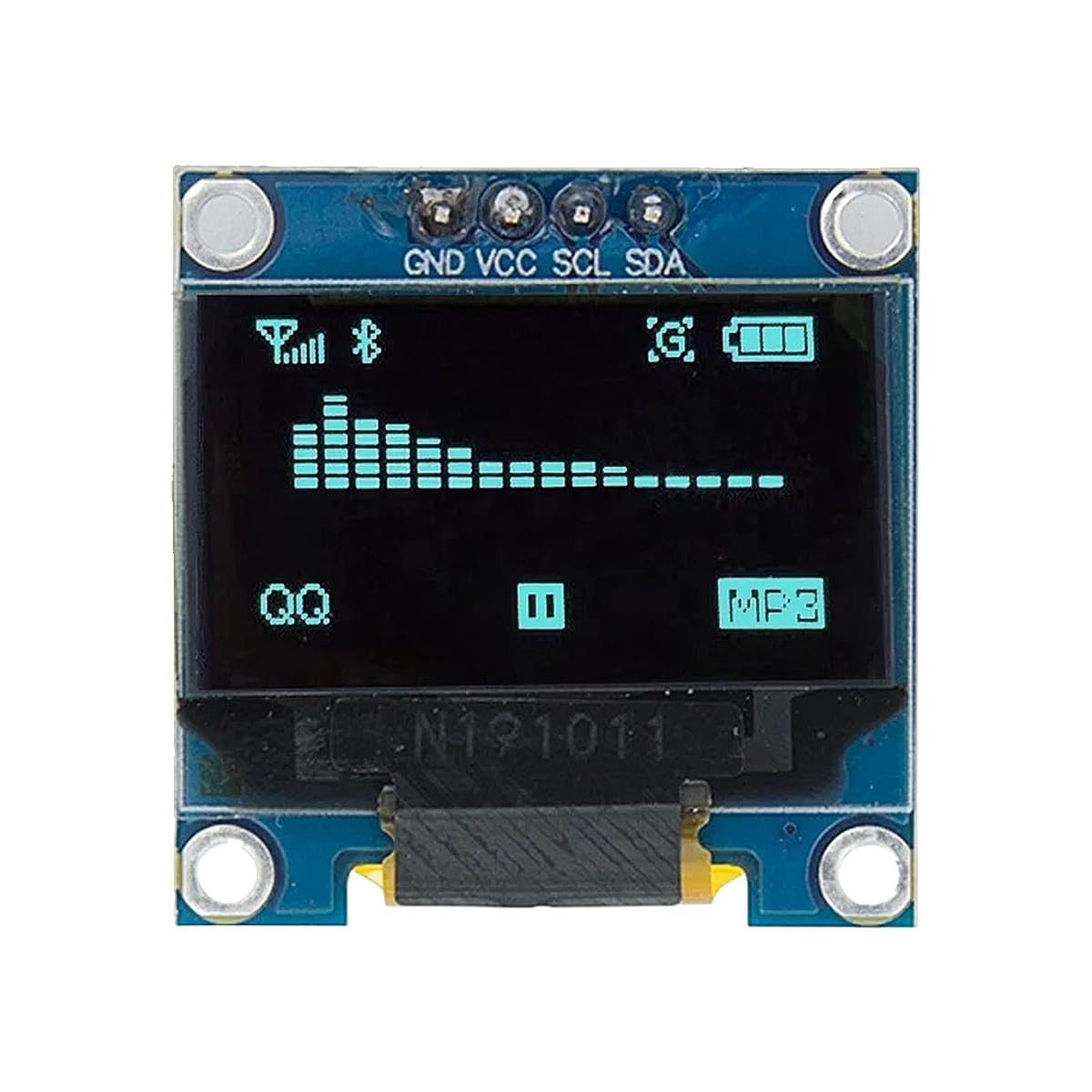 Original 0.96 OLED SPI/IIC White/Blue Yellow Blue 0.96 Inch OLED Module 128X64 LCD LED Display Module for Artduino New 2026 Electronic & Accessories
