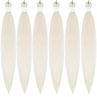 Vista 156 de Cabello trenzado para niños preestirado de 16 pulgadas, color negro, Yaki ez, trenzado para niños, trenzas sin nudos