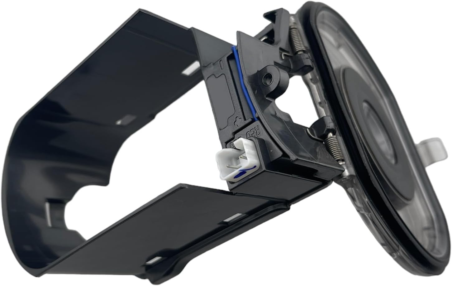 Goodsby Replacement Dust Bin Lower Lid Cover for LG CordZero A9 A905 A906 A907 A908 A912 A913 A916 A926 A927 A929 Cordless Stick Vacuum Cleaner, Gray, Transparent