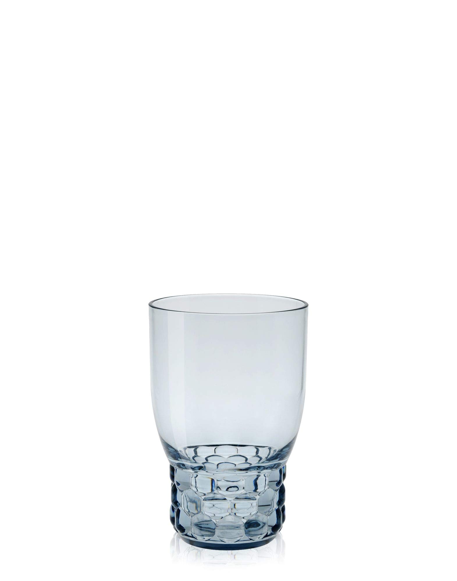 Kartell Jellies Family Bicchiere da acqua, Azzurro, Set da 4