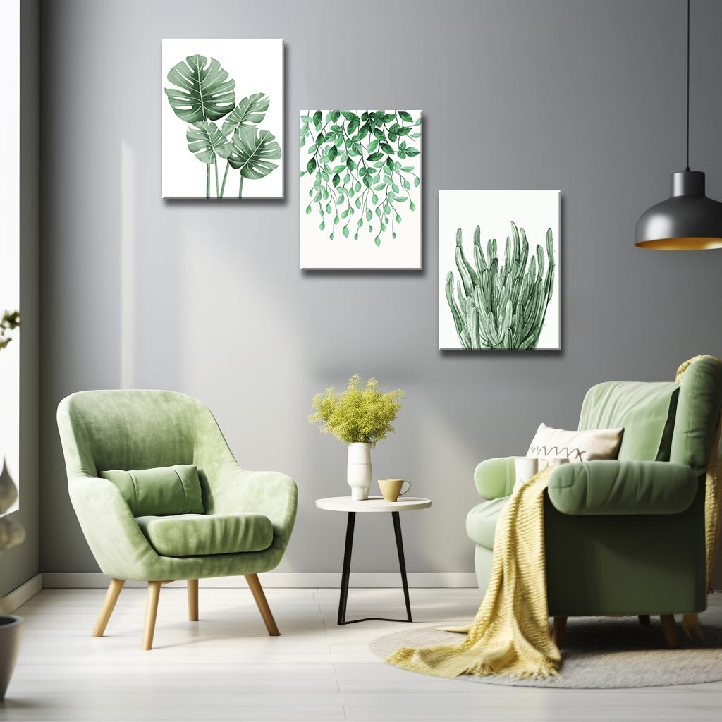 Plant Wall Art Green Decor - Image 3