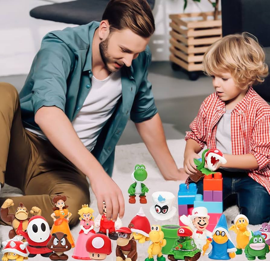 Amazon.co.jp: フィギュアセット スーパーマリオ アクション