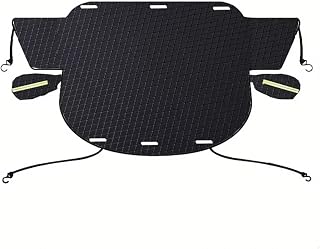 YSQIFBABD Cubierta Universal para Coche, Cubierta para Escarcha Y Nieve, Medio Parabrisas Delantero, Cubierta para Nieve De Tela Oxford De Invierno Protector Parabrisas Coche