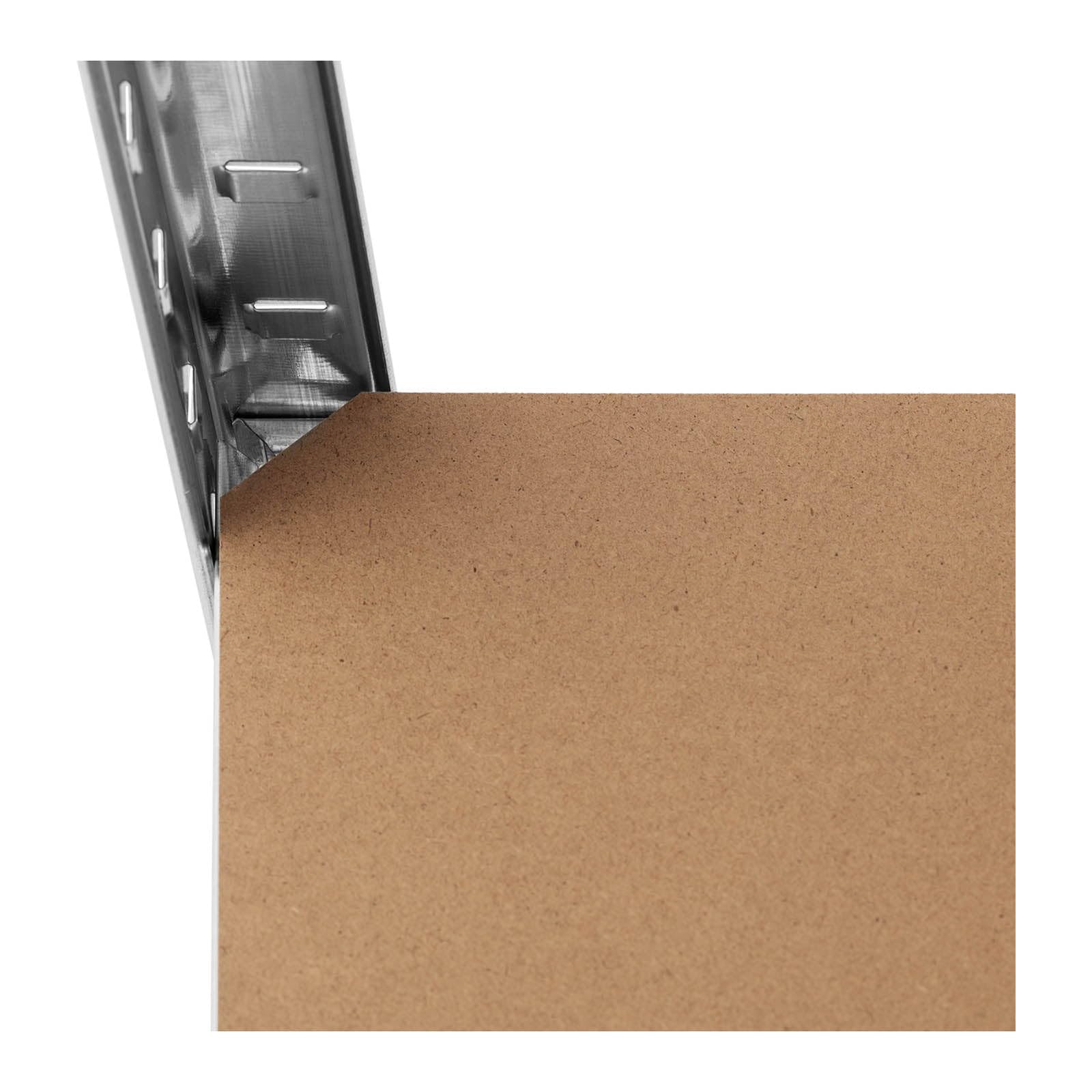 Ripiani carico pesante 90 x 60 x 180 cm supporta 5 x 175 kg grigio 14_0008094