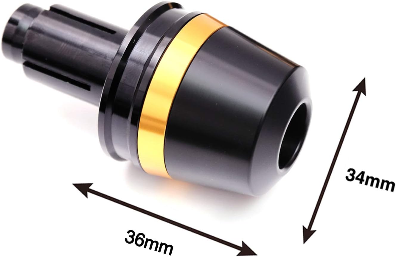 Red Dome CNC Bar Ends Set Compatible with YZF R6 2006-2017 07 08 09 10 11 12 13