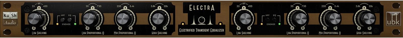 Electra 19 Inch 1 Space Rack Mount EQ