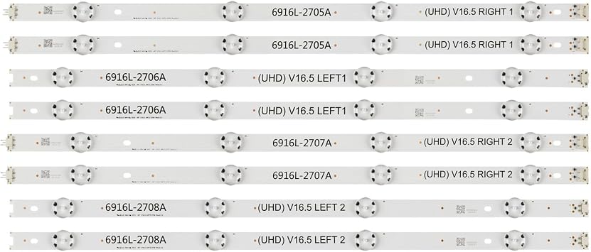 LED Backlight Strip for LG 49LH570T 49LJ510M 49LW340C 49LW340H 49LF5400 49UH610V 49LH570V 49LH590V 6916L-2707A 6916L-2708A