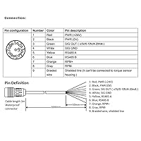 Vista 5 de Sensor de par dinámico ATO con pantalla LCD, 100 Nm, señal de salida 4-20mA, sensor de par giratorio digital