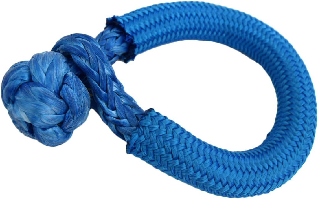 Blue 14mm*150mm Soft Shackles for Off-Road Winch Accessory,UHMWPE shackle ATVAll Terrain Vehicle