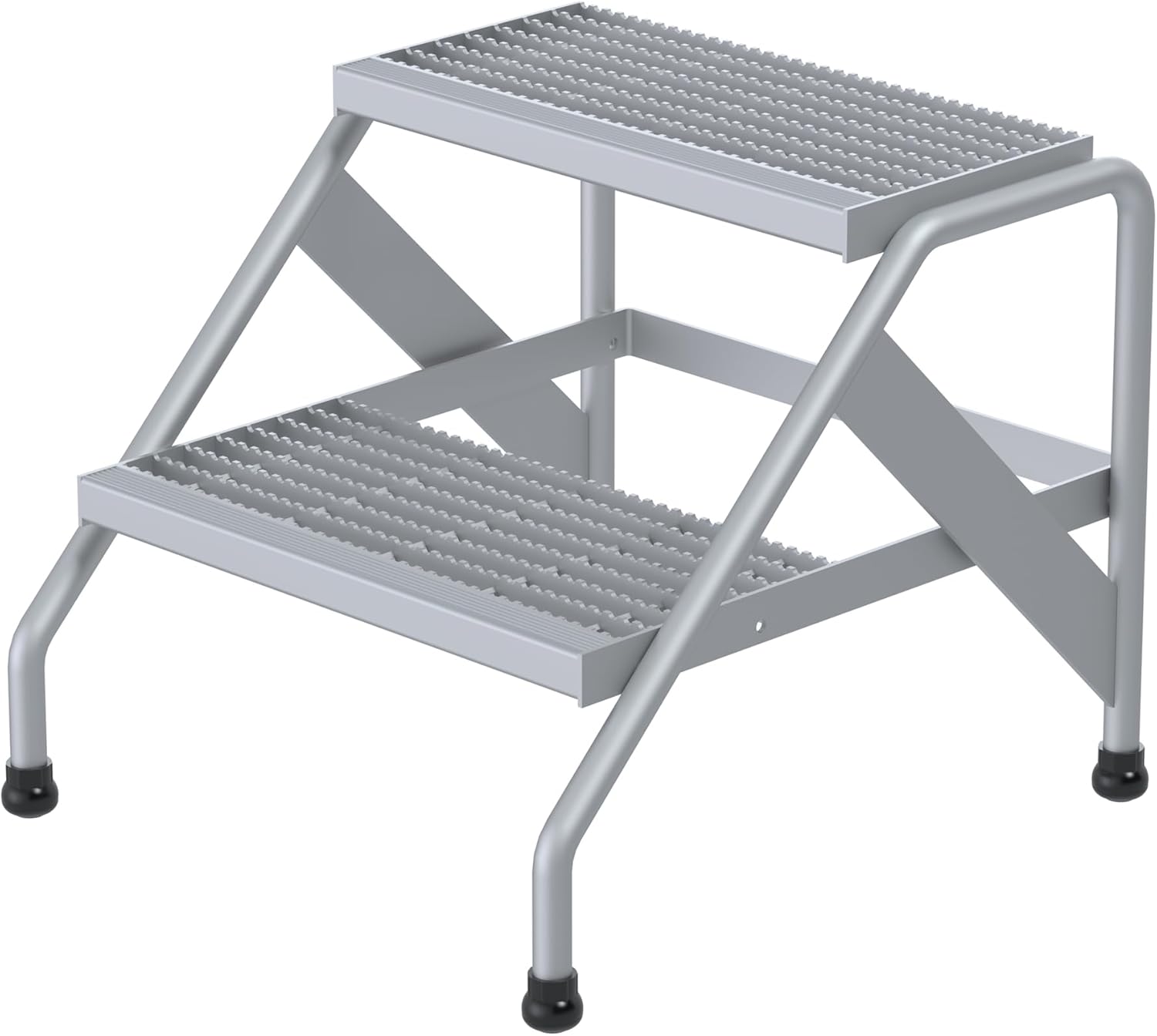Aluminum 2 Step Stand .5K Silver