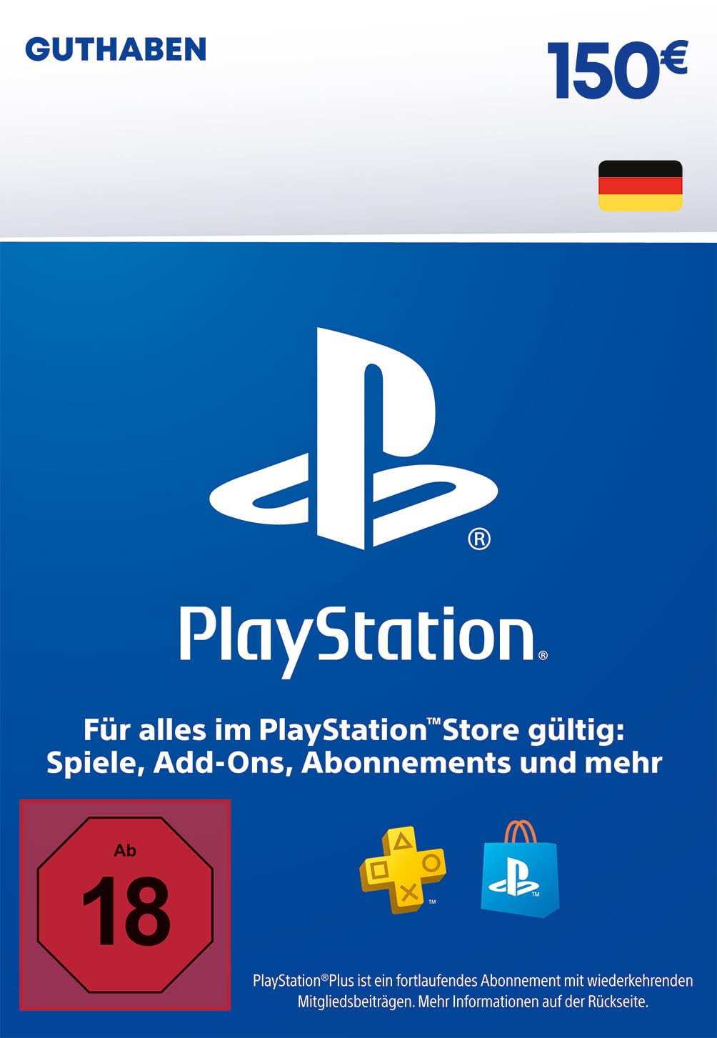 150€ PlayStation Store Guthaben | PSN Deutsches Konto [Code per Email]