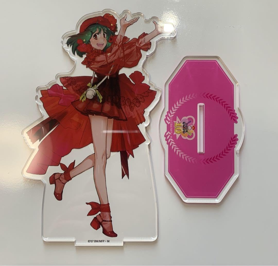 マクロス 超時空アクリルスタンド ランカ・リー 特大 マルイ 10